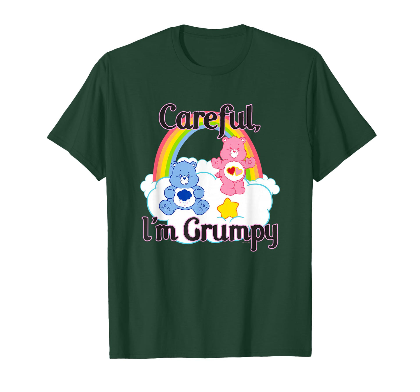 Care Bears Careful, I'm Grumpy Cute Retro Cartoon T-Shirt
