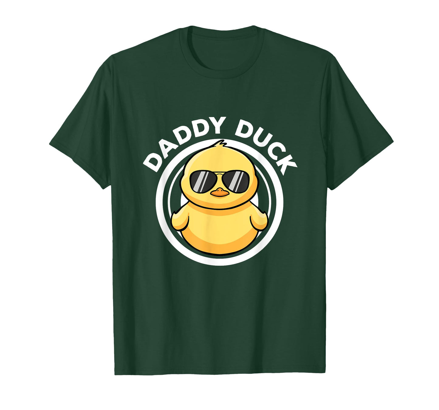 Daddy Duck Dad I Love Ducks Family Lover Funny Rubber Duck T-Shirt