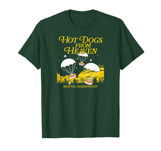 Hot Dogs from Heaven - Seattle Baseball T-Shirt
