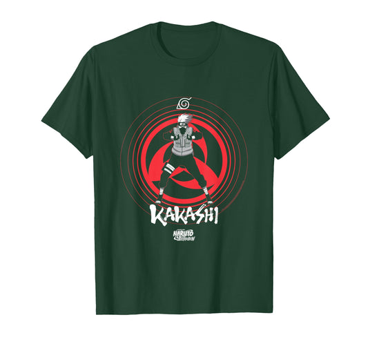 Naruto Shippuden Kakashi Shares an Eye Symbol Anime T-Shirt