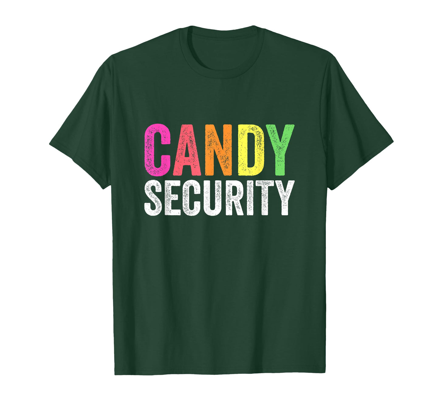 Funny Candy Security Halloween Costume T-Shirt
