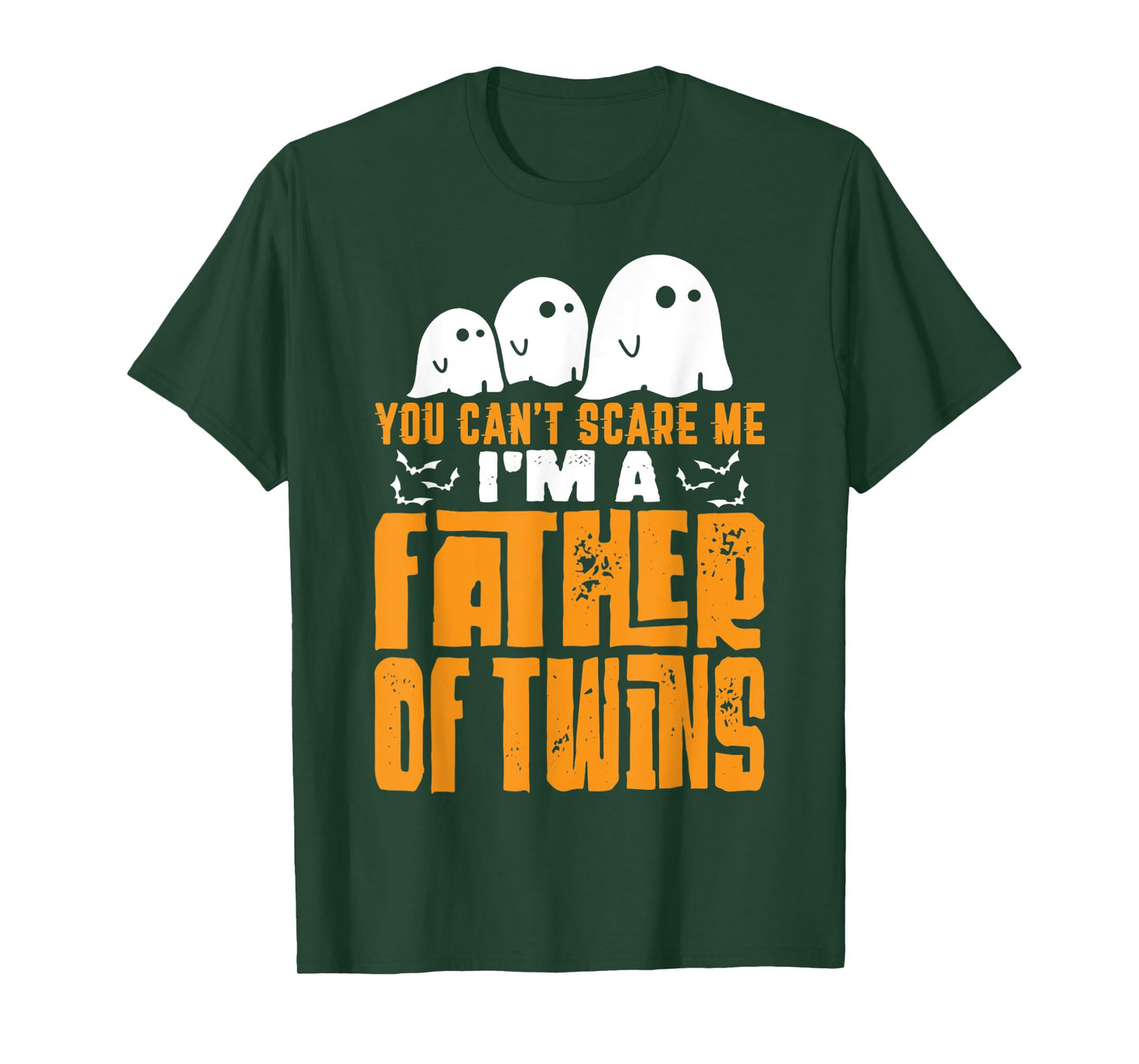 Halloween Dad Gift You Can't Scare A Father of Twins T-Shirt