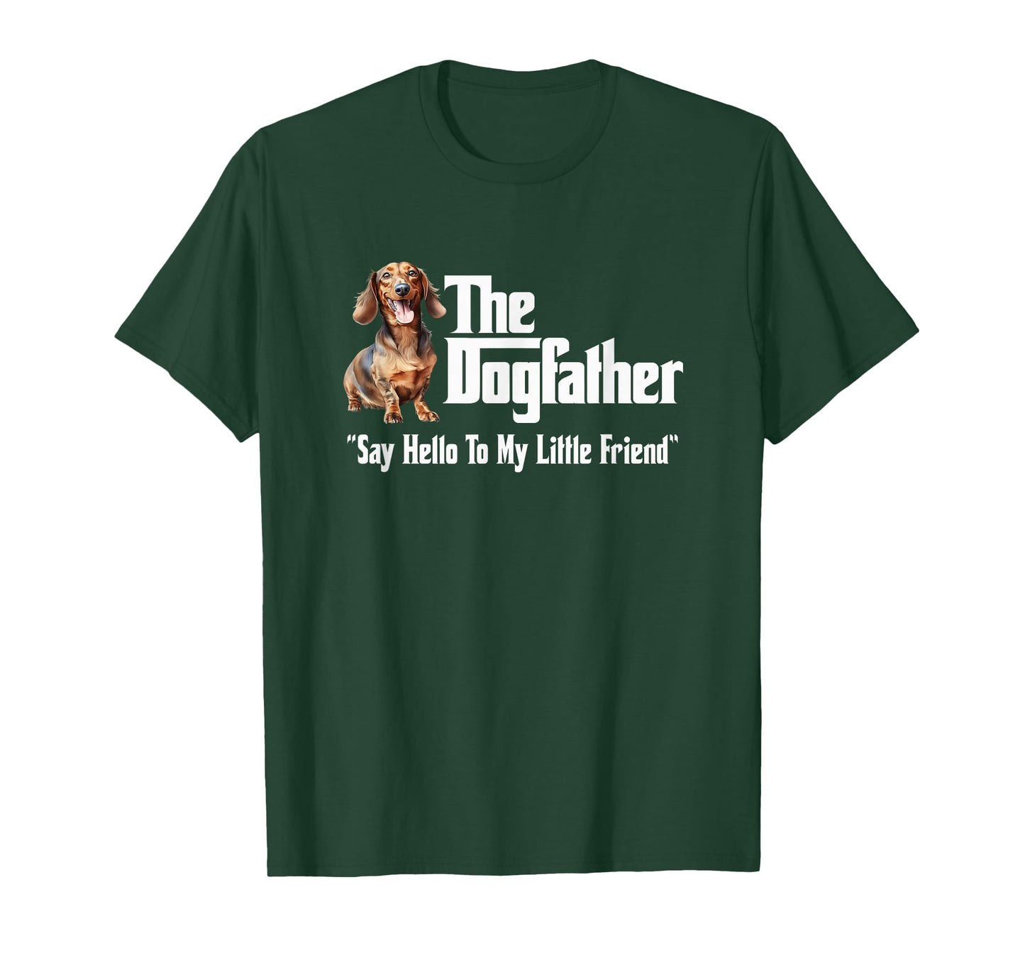The Dachshund Dogfather T-Shirt