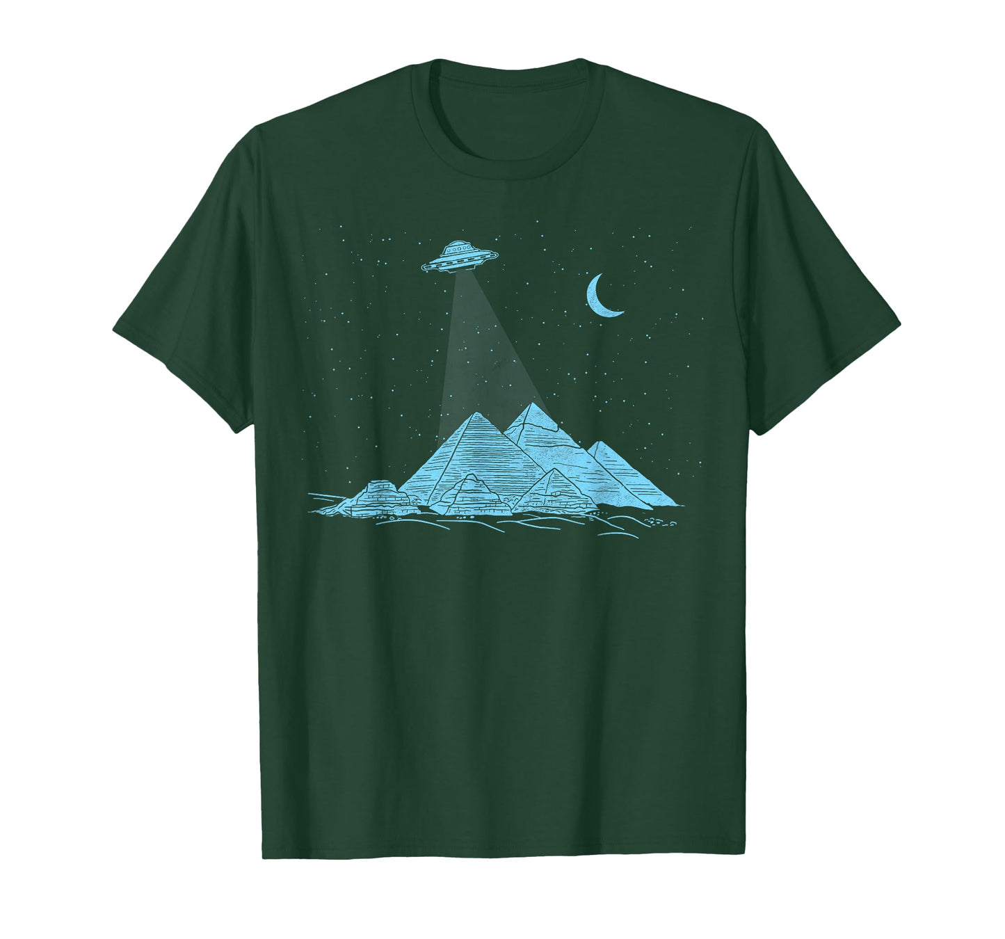 UFO Pyramid Abduction! - BELIEVE T-Shirt