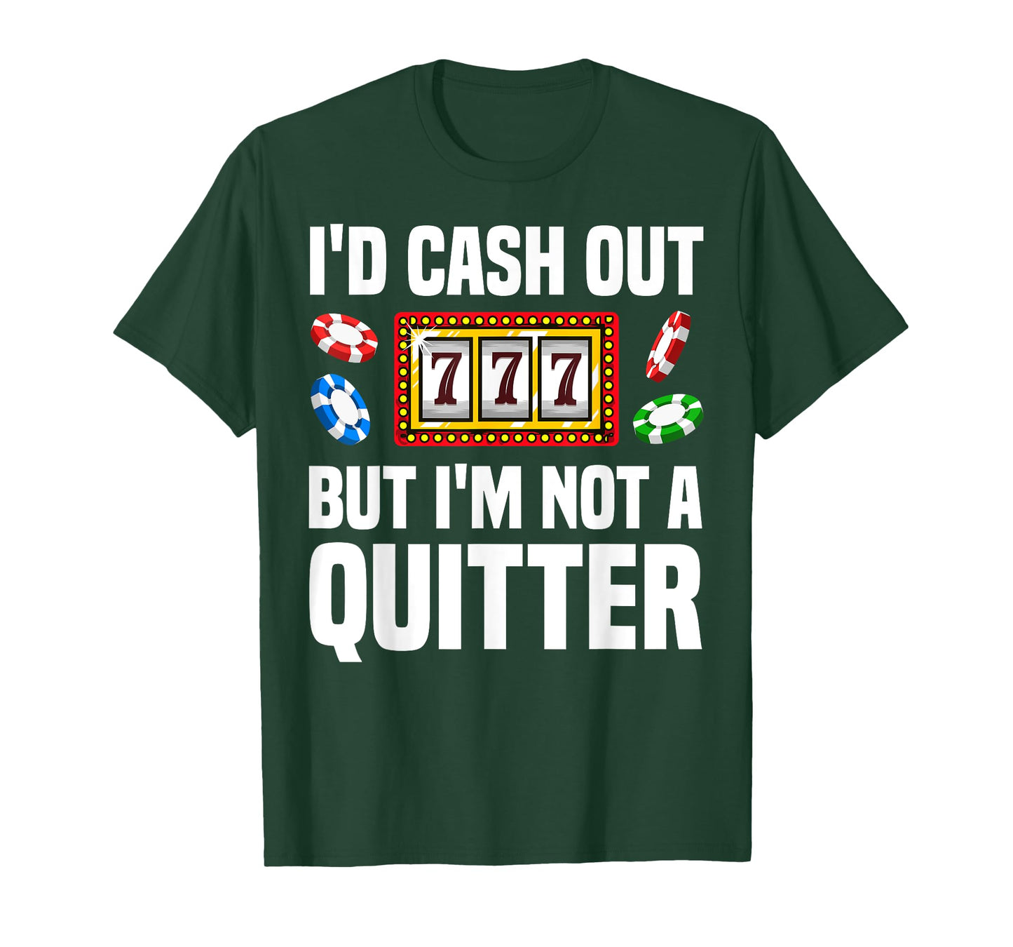 Funny Casino Designs For Men Women Gambling Game Players T-Shirt