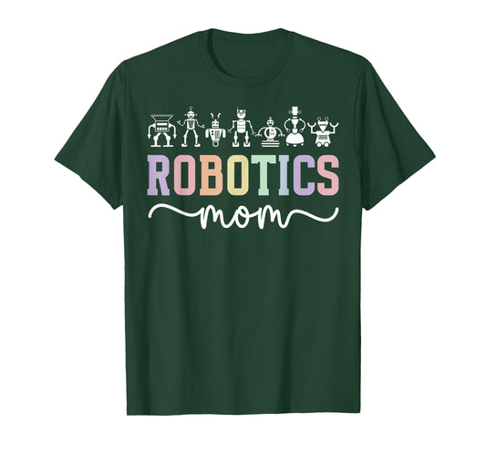 Robotics Mom Boho Mom Of A Robotics Engineer Mother T-Shirt