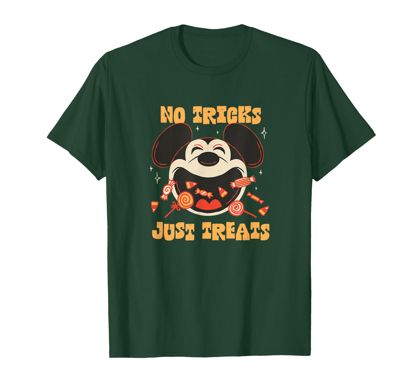 Disney Mickey And Friends Halloween No Tricks Just Treats T-Shirt