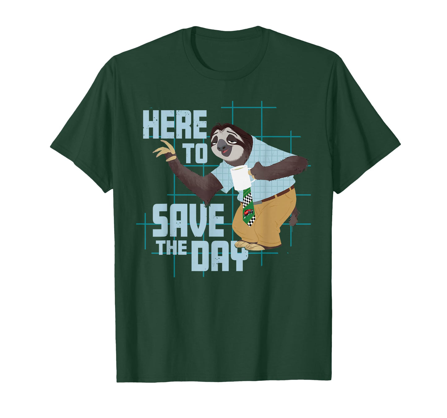 Disney Zootopia 2 Flash Sloth Here to Save The Day Funny T-Shirt