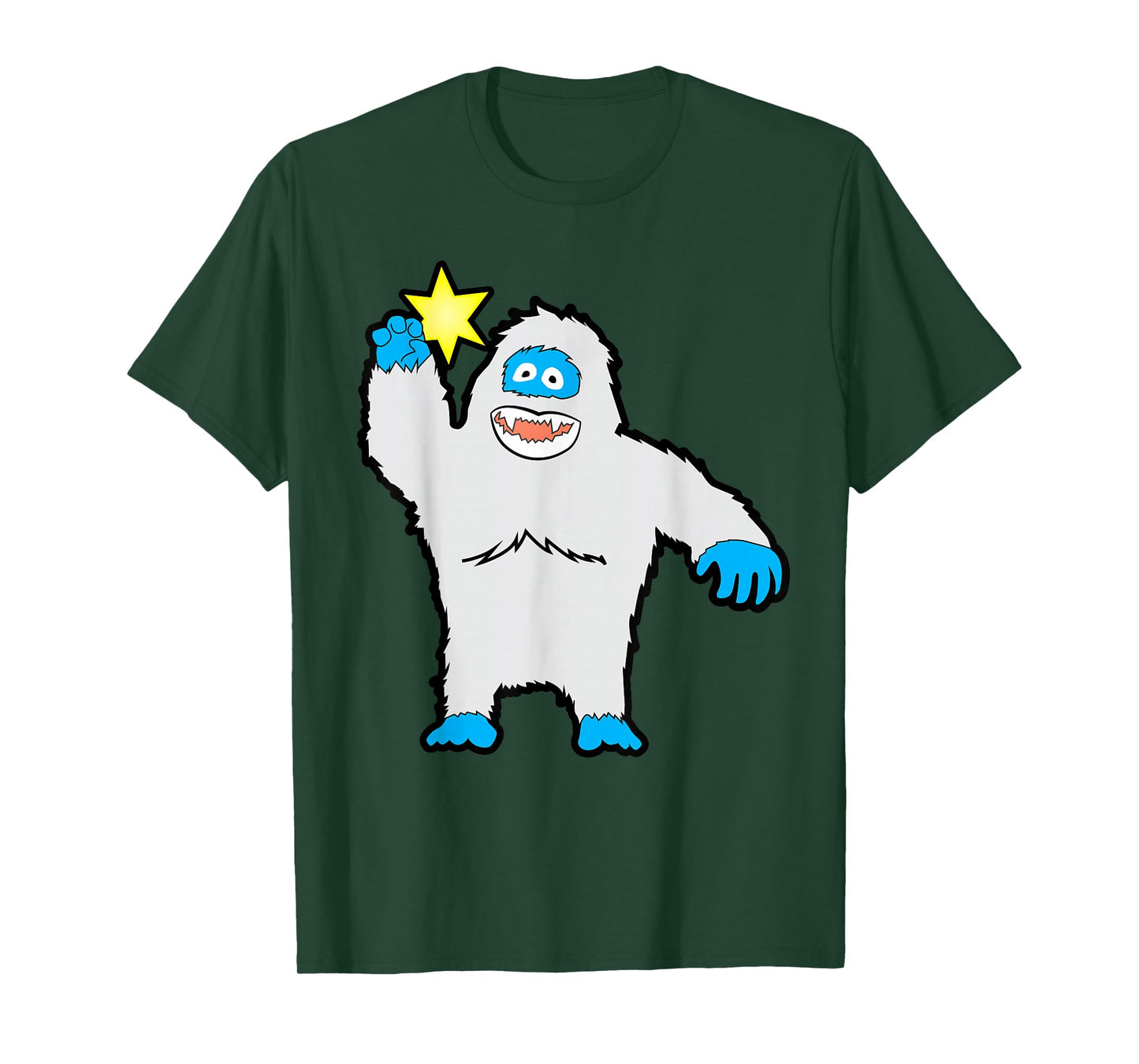 Bigfoot Abominable Snowman Sasquatch Picking a Star T-Shirt
