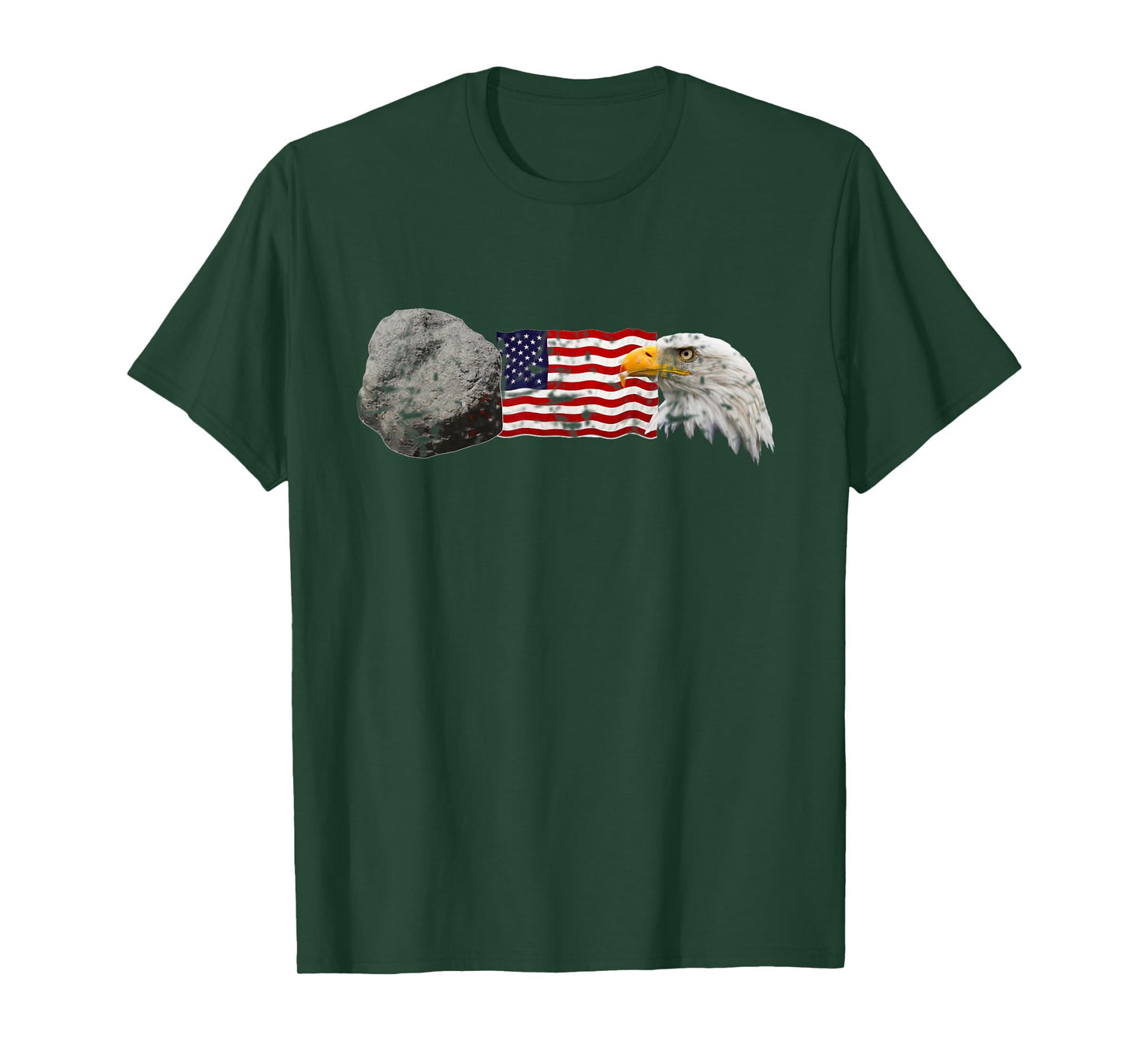 Sevenaces Rock Flag Eagle t-shirt T-Shirt