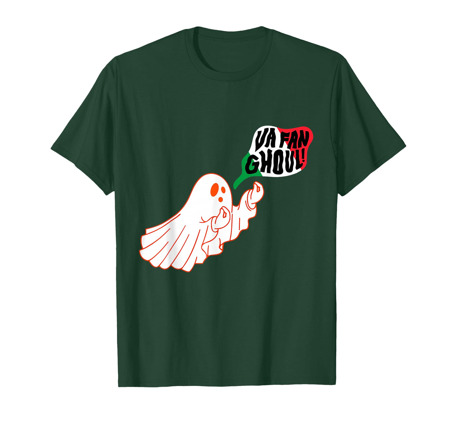 Va Fan Ghoul Italian Halloween Ghost T-Shirt