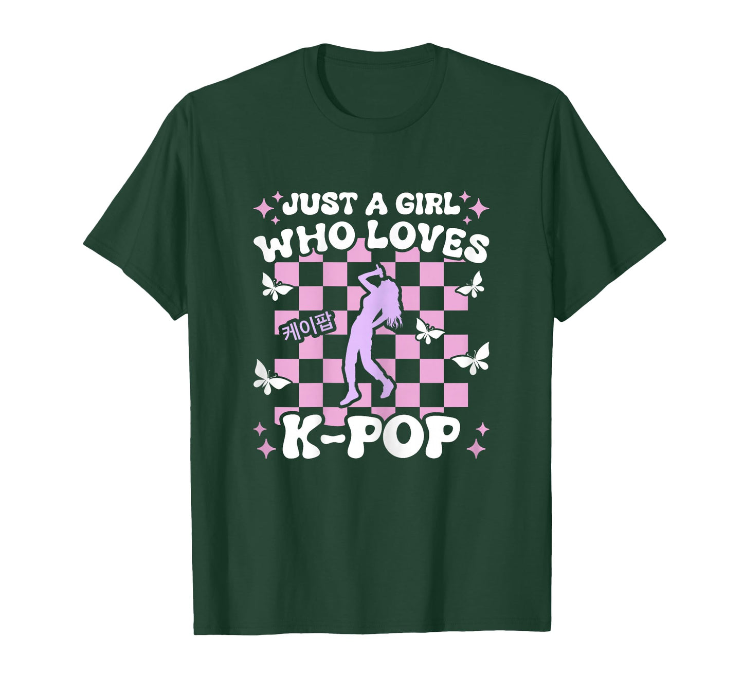Just A Girl Who Loves K-Pop Girls Kids Kpop Teen Girl K-Pop T-Shirt