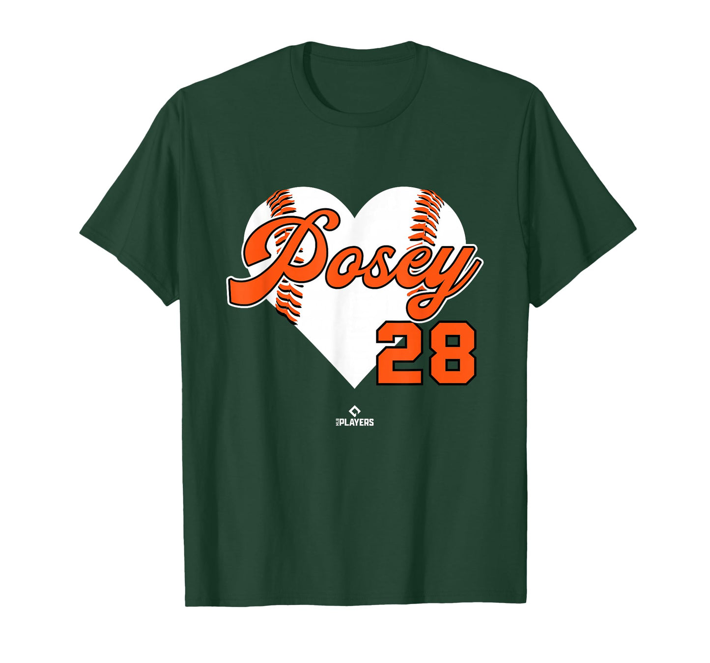 Baseball Heart Buster Posey San Francisco MLBPA T-Shirt