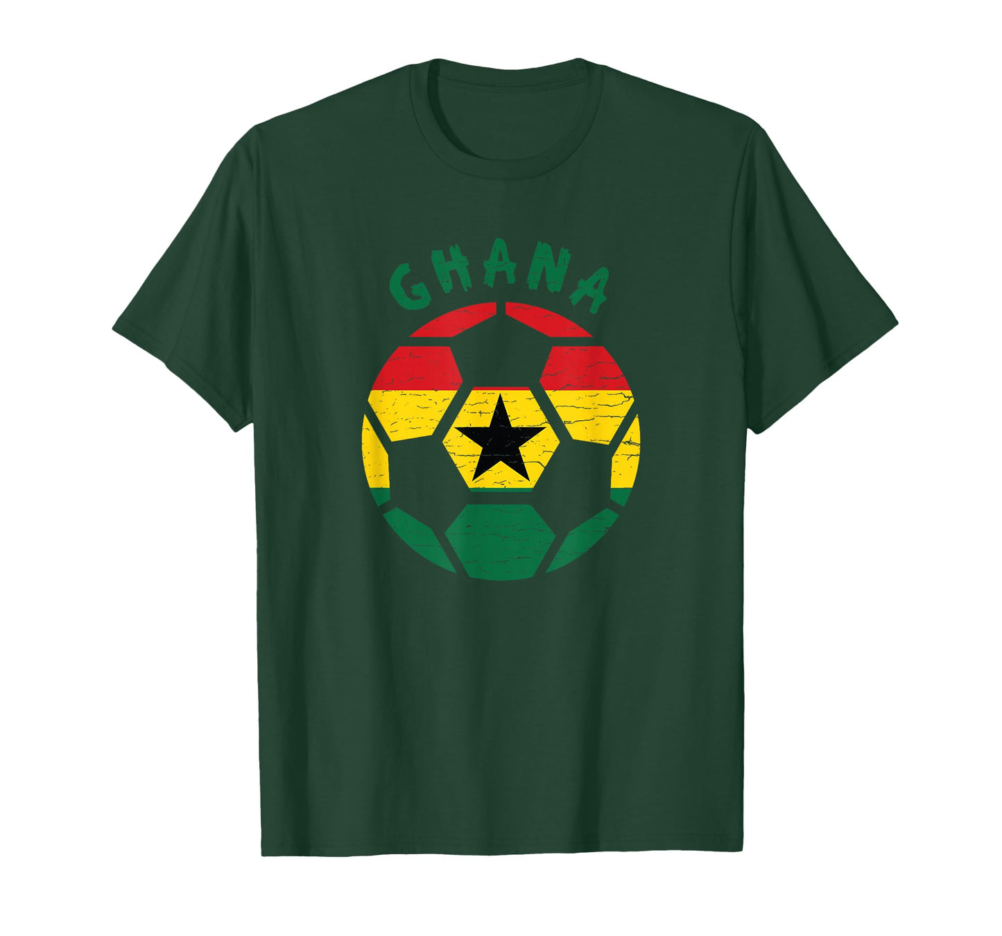 Ghana flag Soccer Ball Flag Jersey - Ghanaian Football T-Shirt