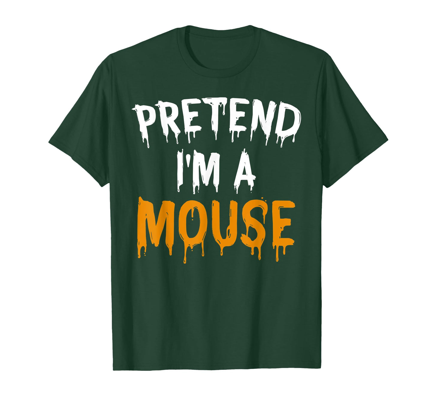 Funny Lazy Halloween Costume Gift Pretend I'm A Mouse T-Shirt