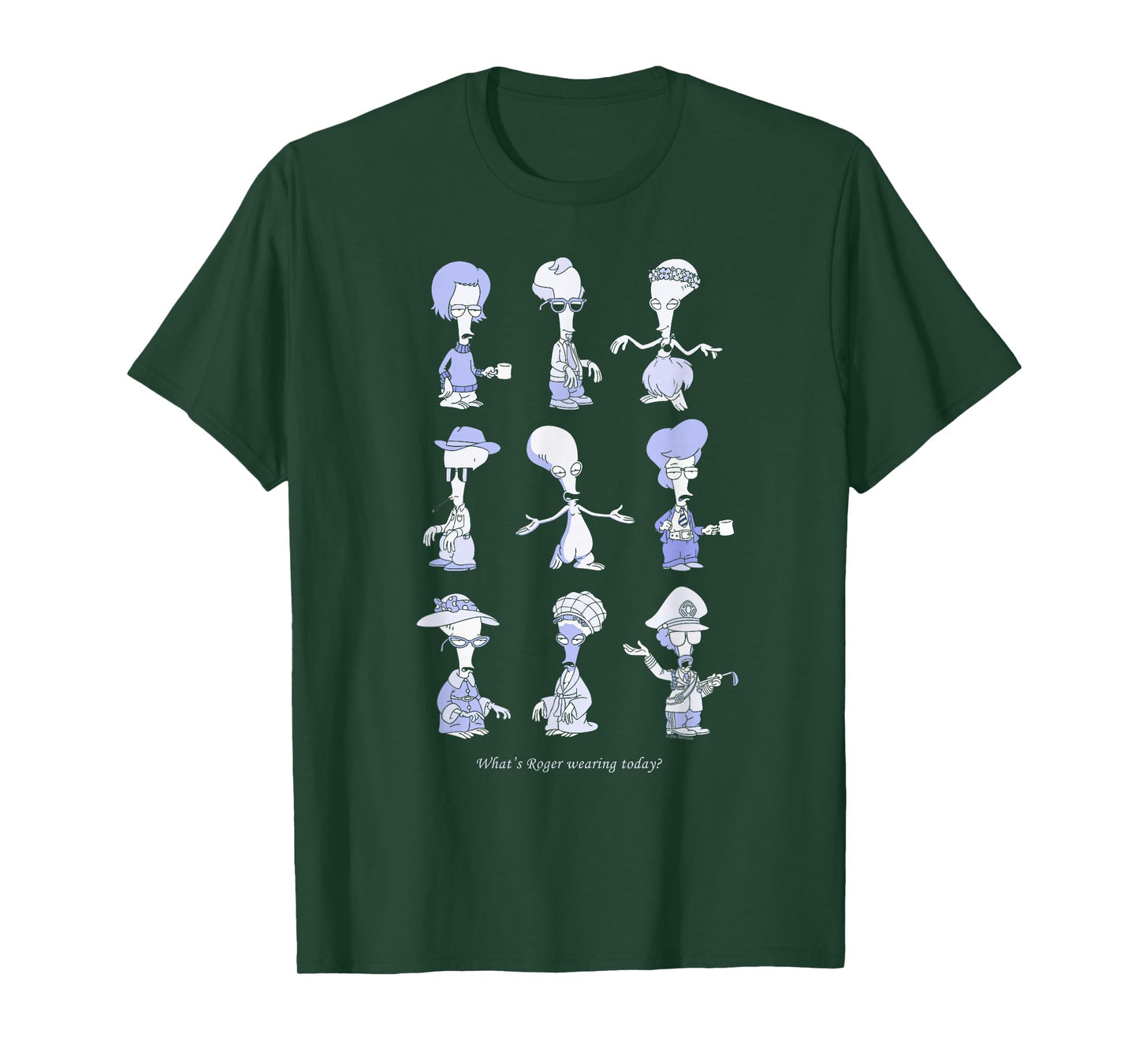 American Dad What's Roger Wearing Today Funny Cartoon T-Shirt