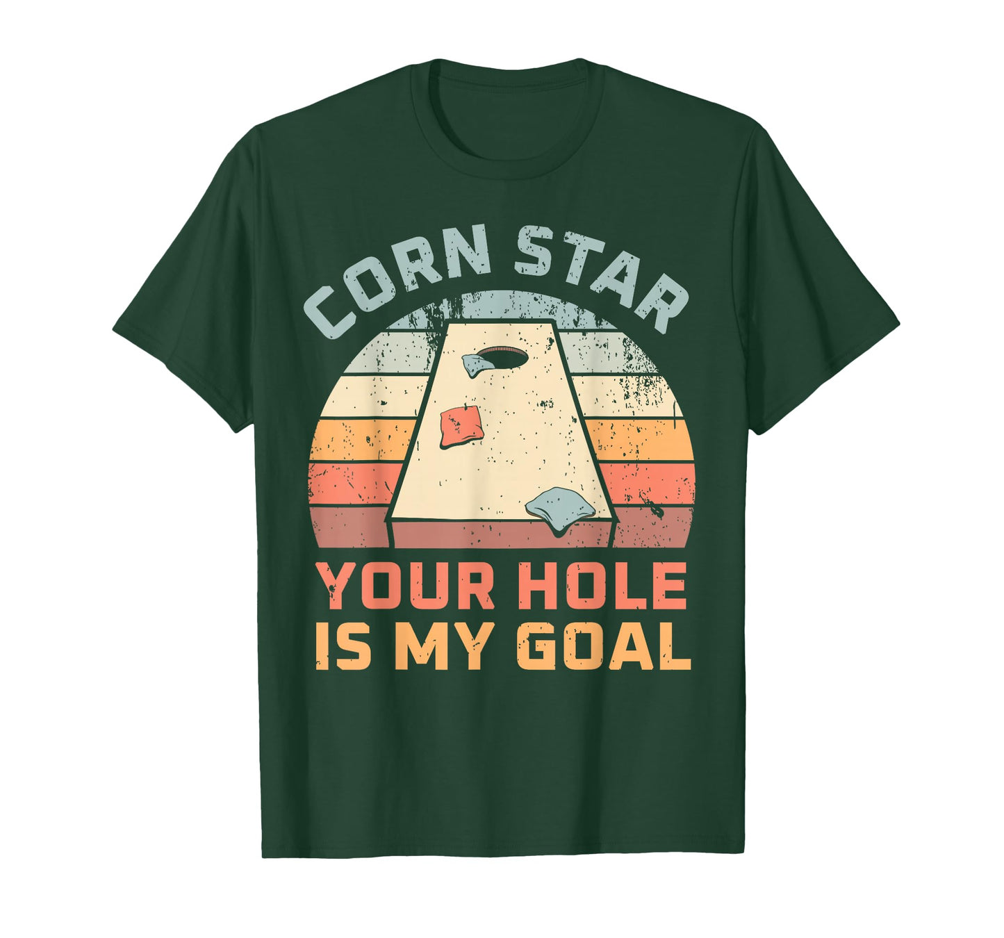 Cornstar Your Hole Is My Goal Cornhole Team T-Shirt