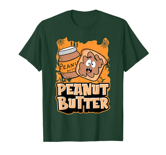 Peanut Butter Jelly Matching Halloween Spooky Spider Webs T-Shirt