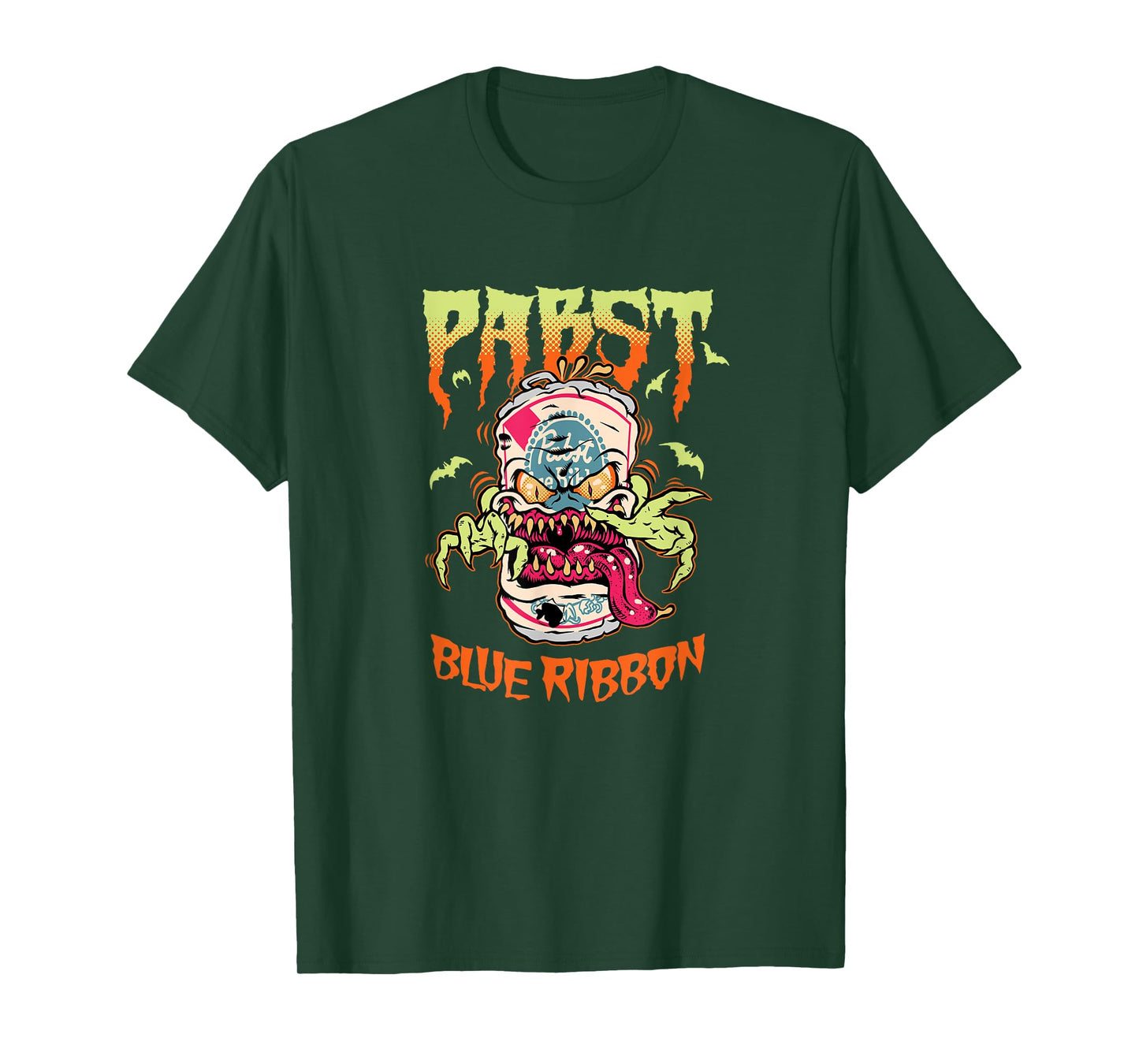 Pabst Blue Ribbon | Halloween Creature Can T-Shirt