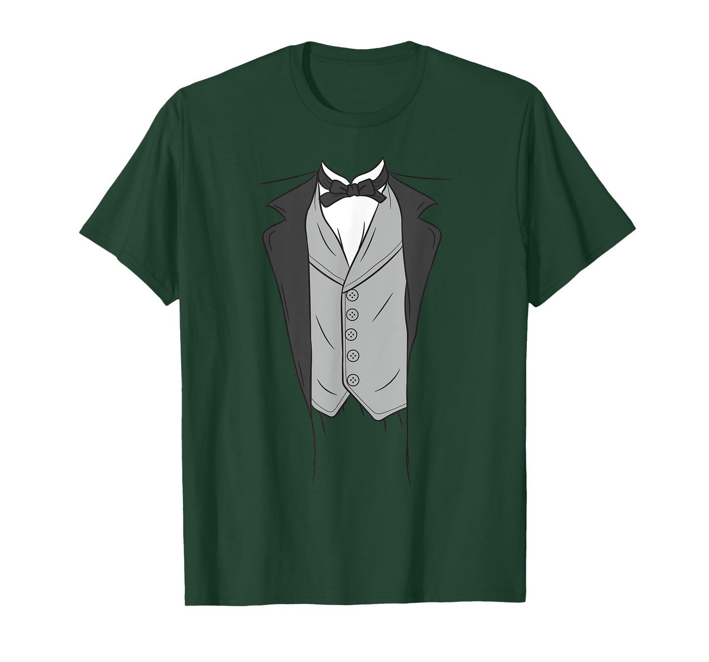 Hallows Eve Throwback Patriotic Suit Lazy Outfit Funny Abraham Lincoln Halloween Abe Tuxedo Easy DIY Costume T-Shirt