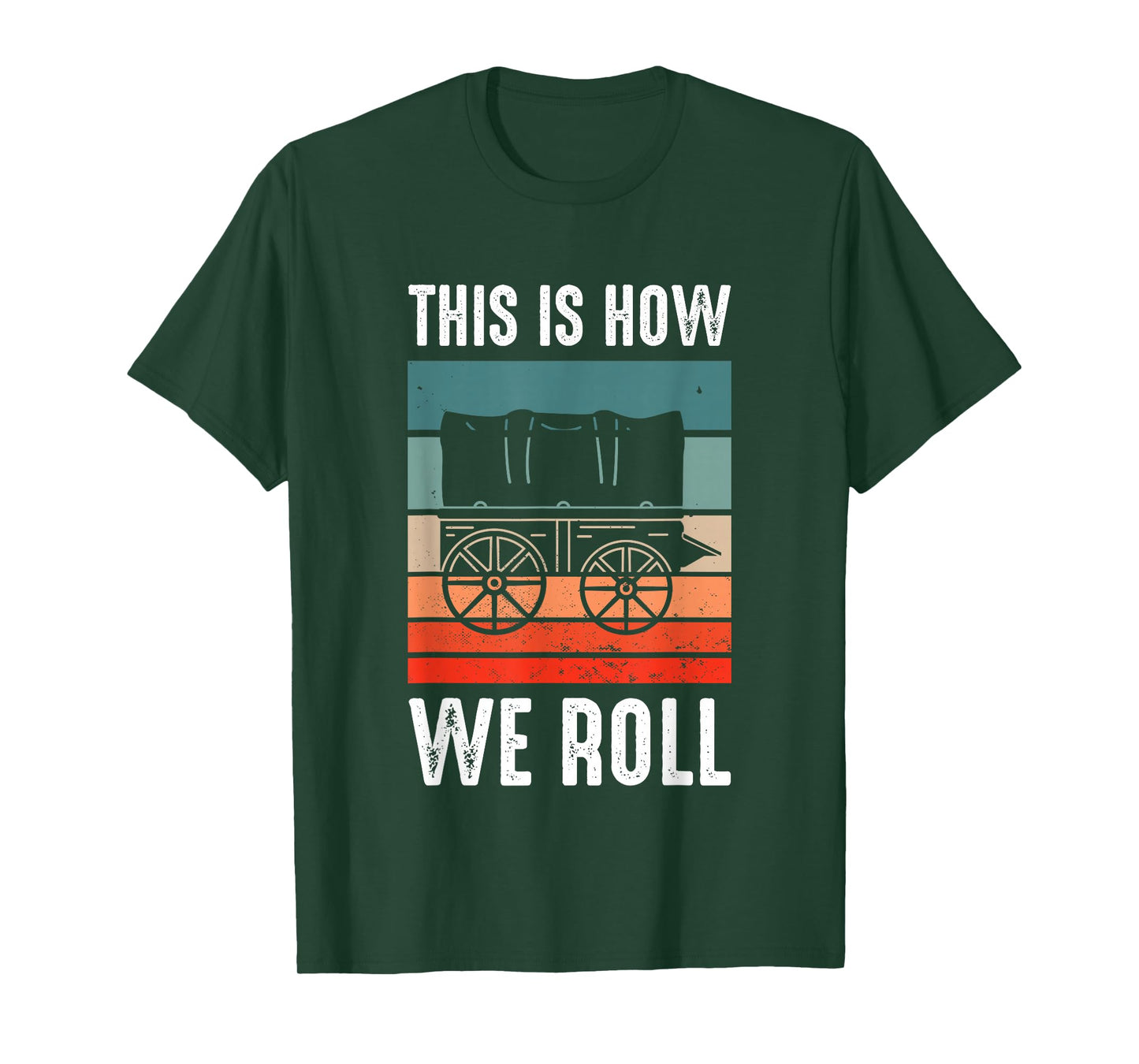 Funny Pioneer Day Utah Vintage Retro This Is How I Roll T-Shirt