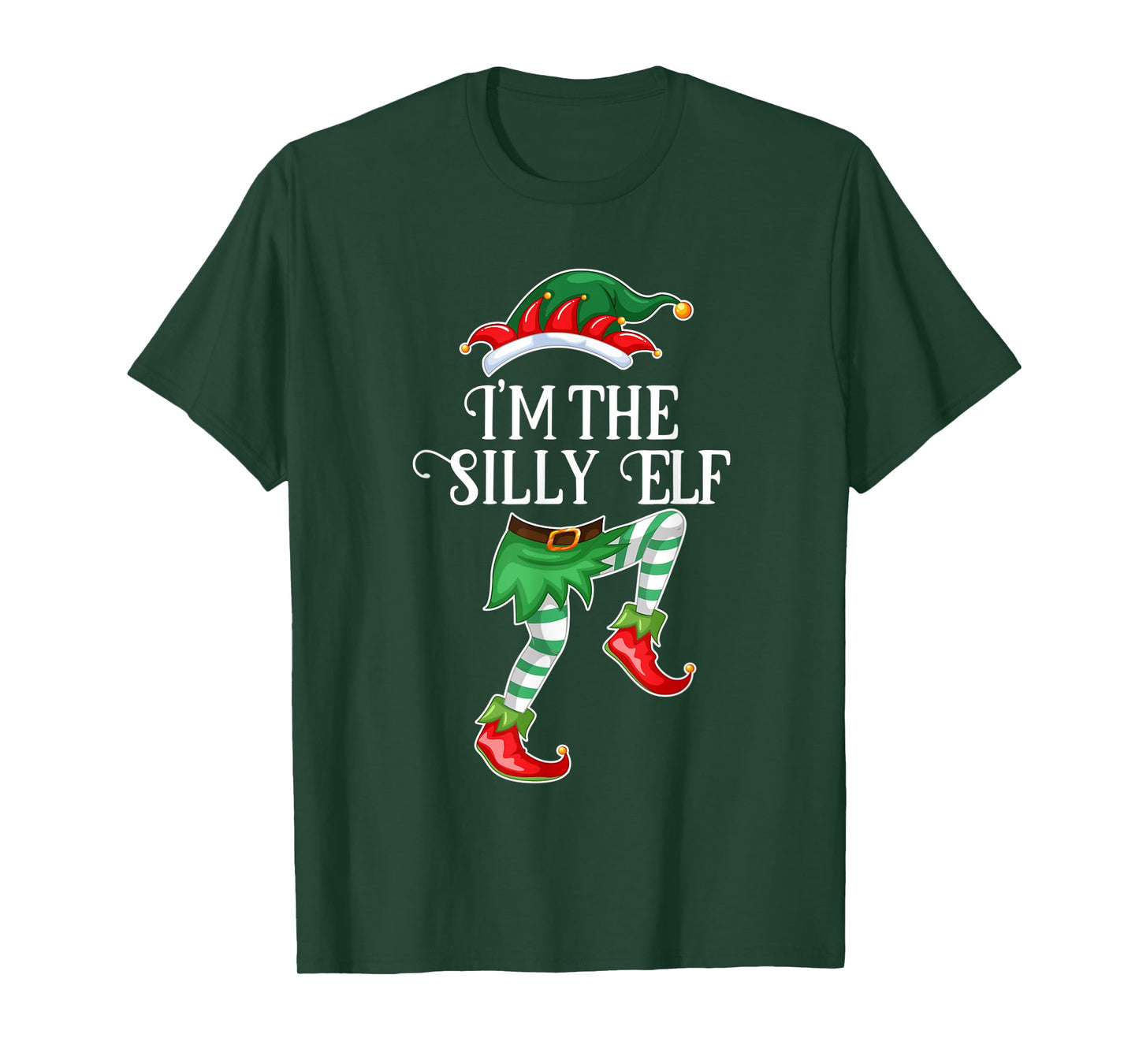 I'm the Silly Elf Christmas Matching Family Group Gift T-Shirt