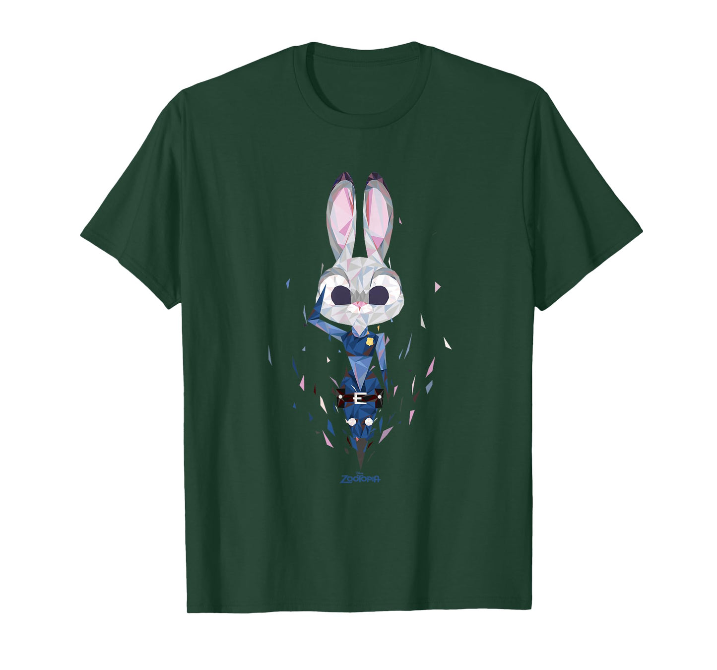 Disney Zootopia Officer Judy Hopps Geometric Salute T-Shirt T-Shirt