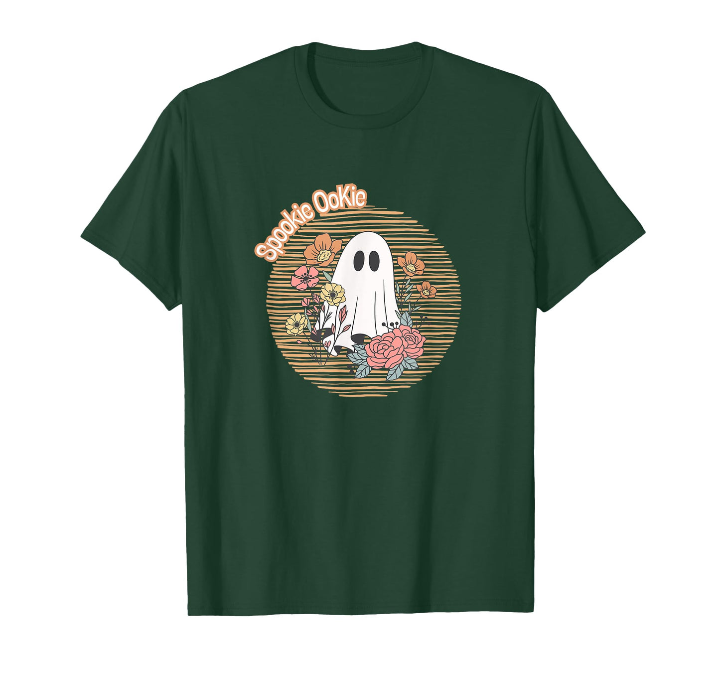 Halloween Cozy Spooky Ghost Fall Fun Retro T-Shirt