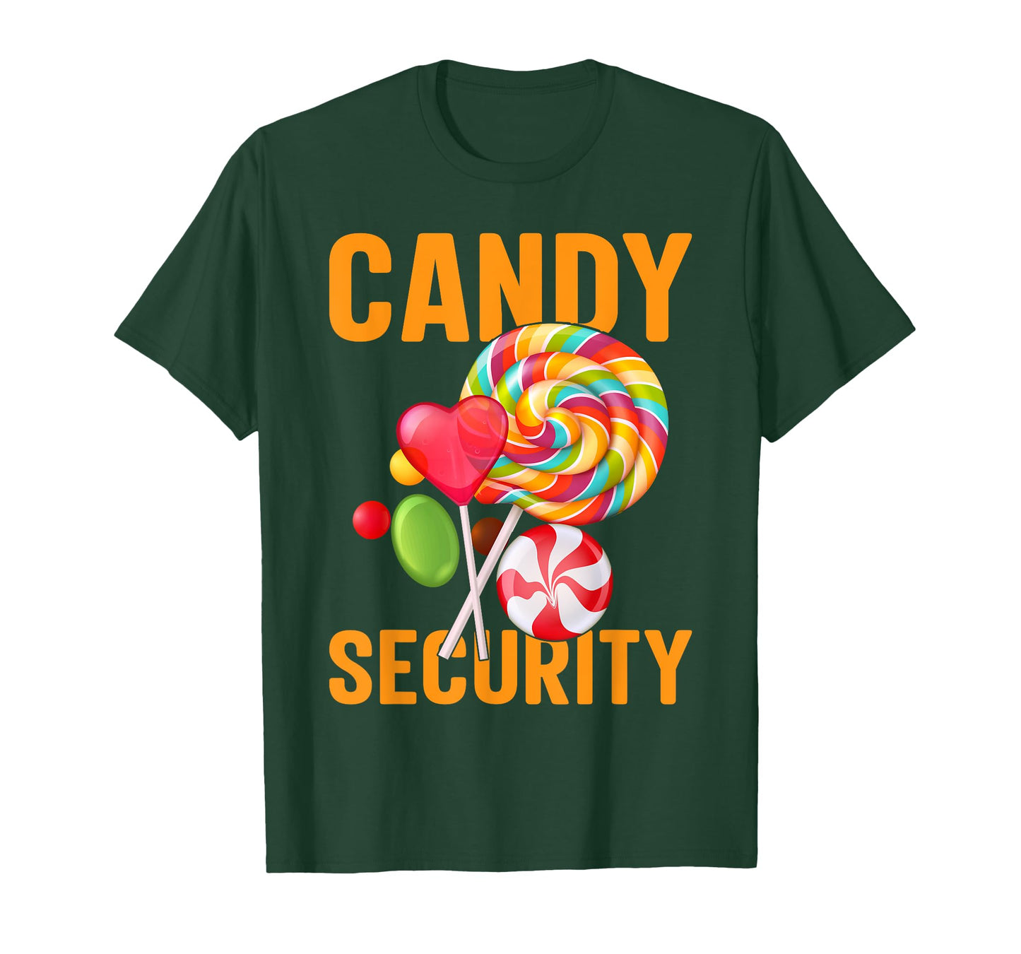 candy land costumes adult candy land tee candy security T-Shirt