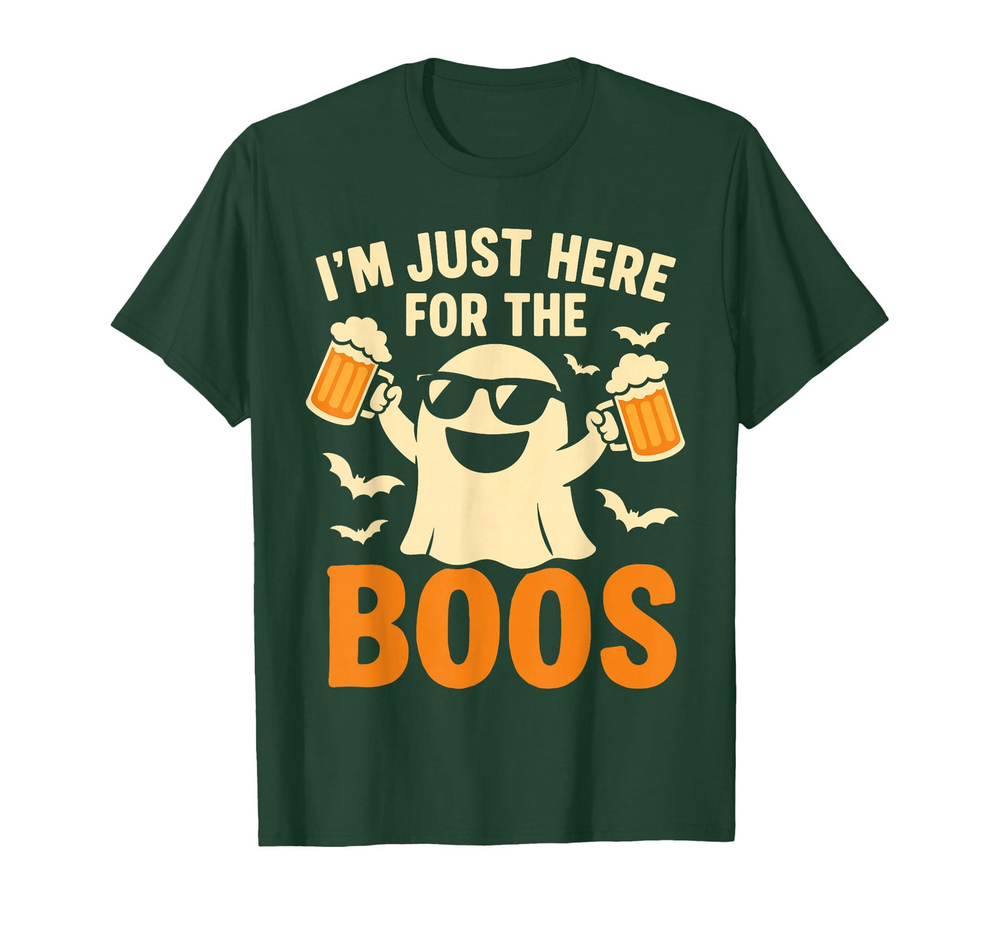 Cute Happy Halloween, Ghost I’m Just Here for the Boos T-Shirt