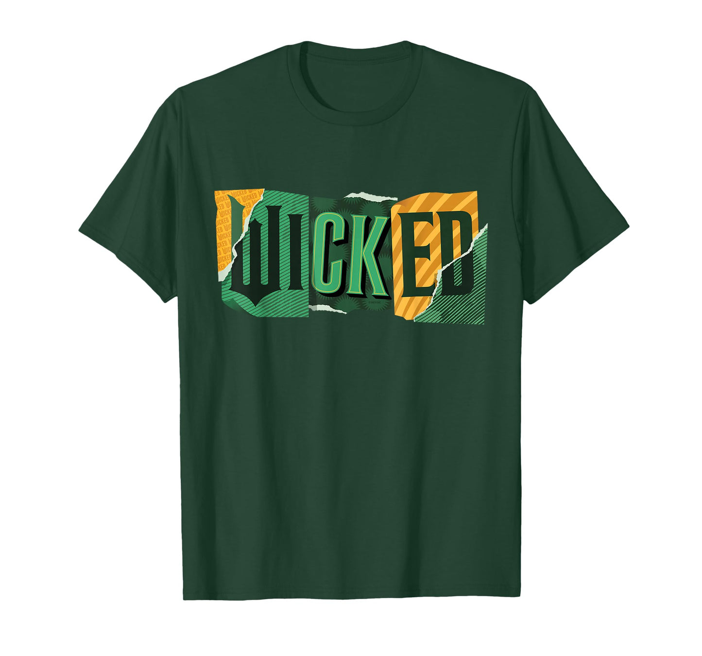 Wicked: For Good Torn Patchwork Logo T-Shirt