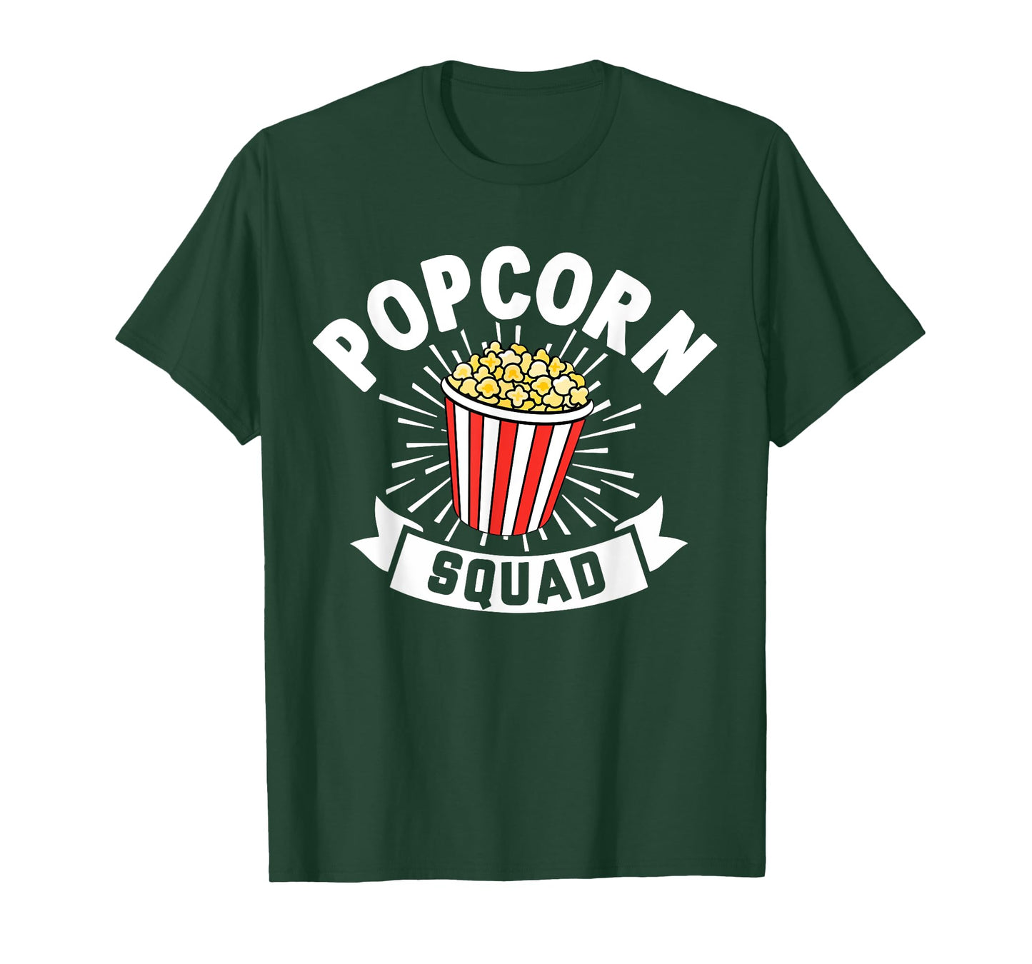 Popcorn Squad Funny Matching For Girls Cinema Movie Night T-Shirt