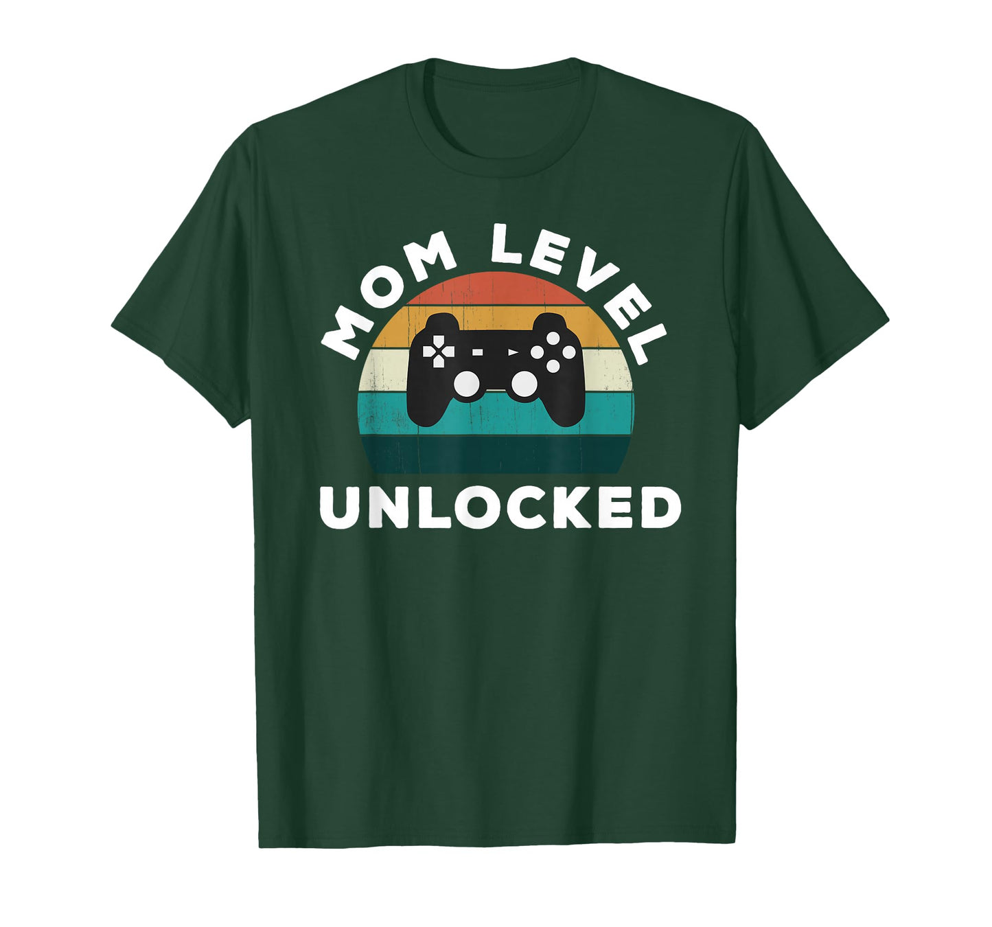 Mom Level Unlocked: Game Lover / Gamer New Baby Mother Mamma T-Shirt