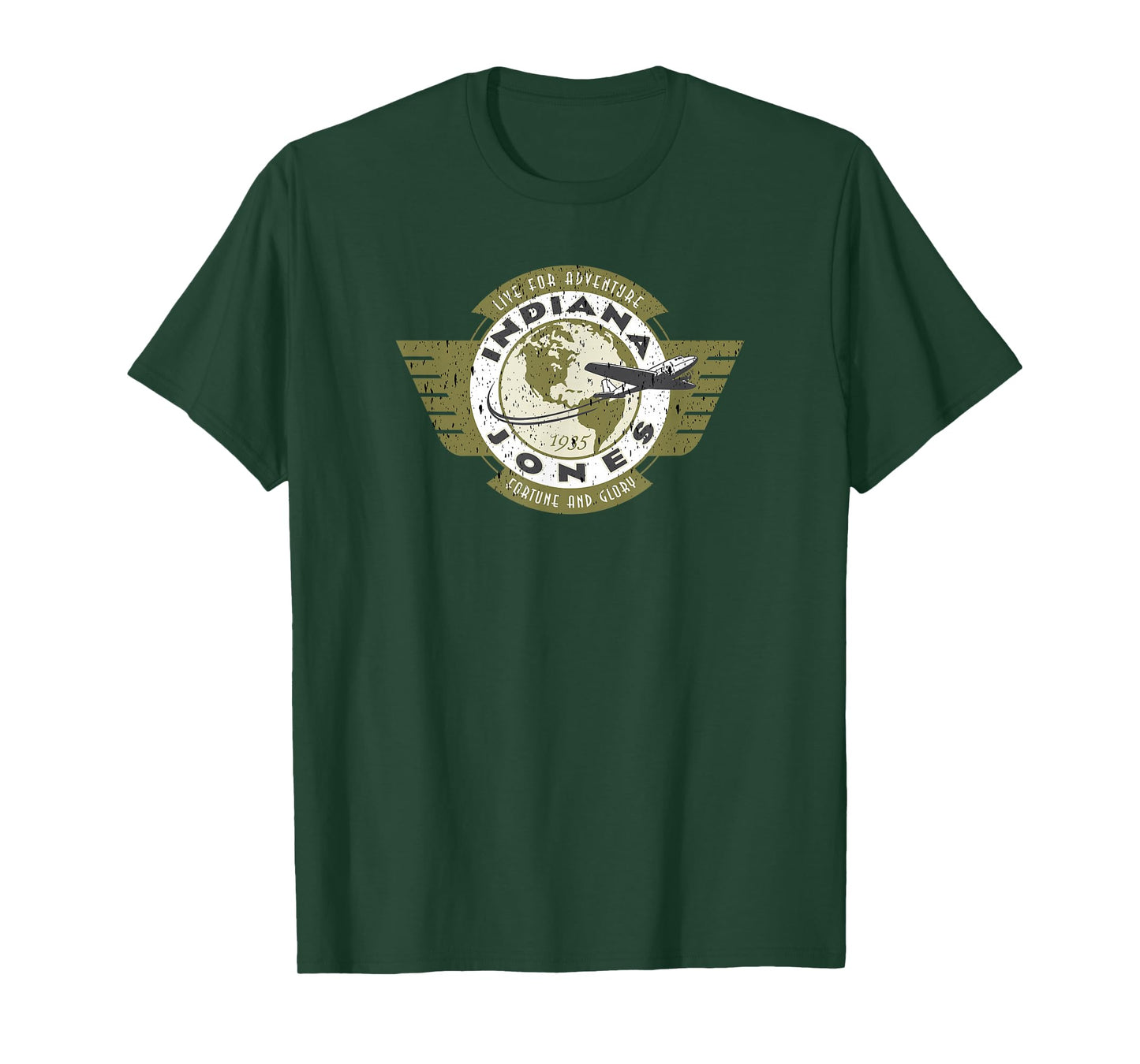 Indiana Jones and The Temple of Doom Vintage Flyer Badge T-Shirt
