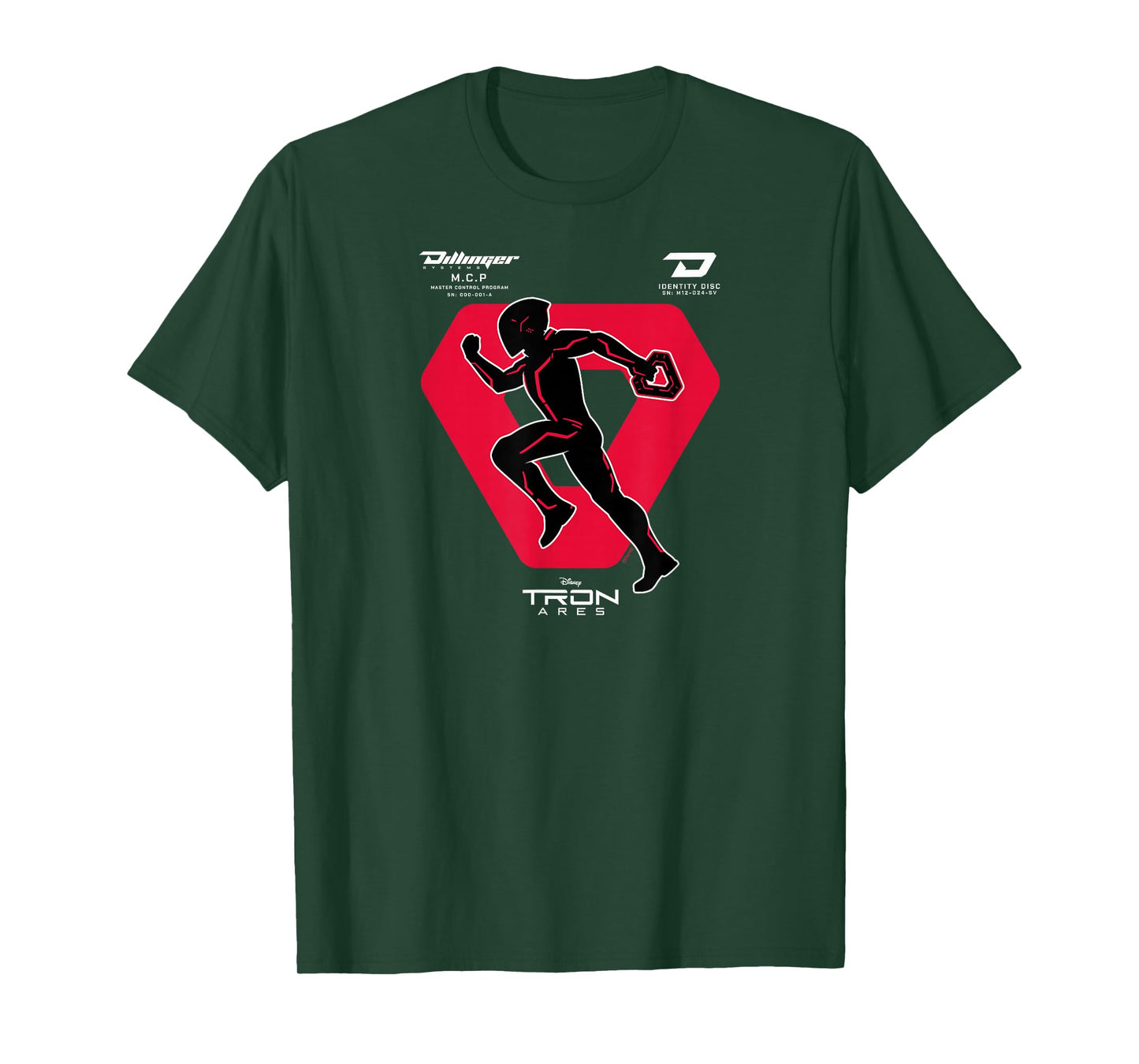 TRON Ares Dillinger Systems Runner Identity Disc T-Shirt