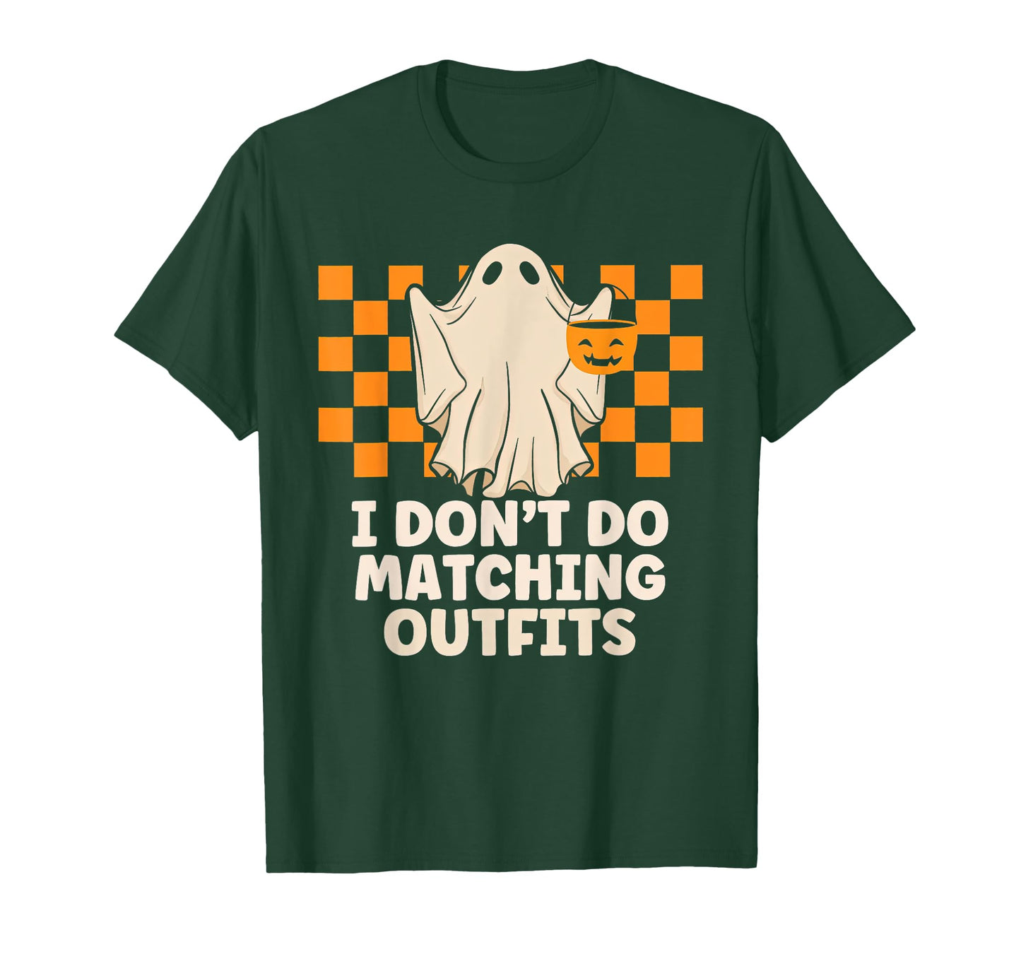 I Don't Do Matching Outfits Matching Couple Halloween T-Shirt