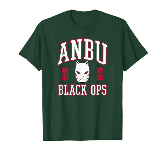 Naruto Shippuden Anbu Black Ops with Mask Anime T-Shirt