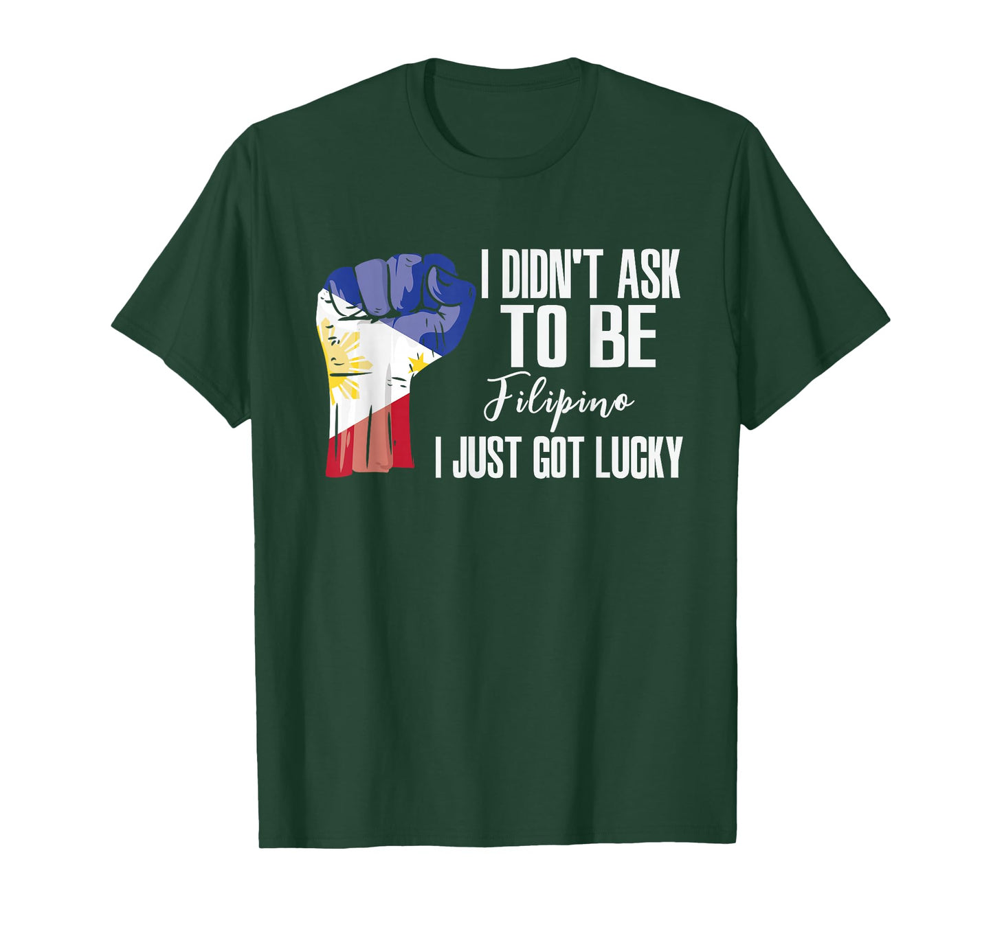 Filipino Philippines Flag Grown Filipino Roots Patriot T-Shirt