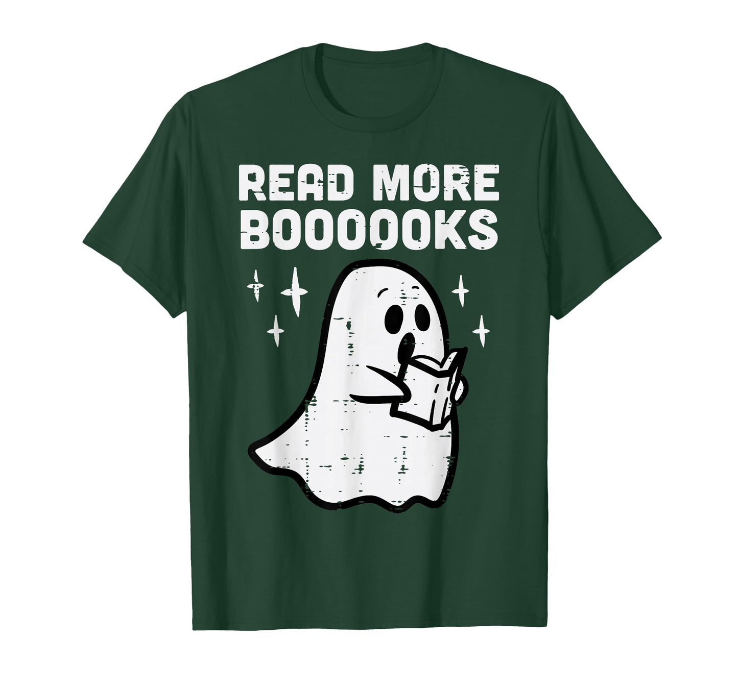 Halloween Ghost Read More Books Funny Costume Men Women Kids T-Shirt
