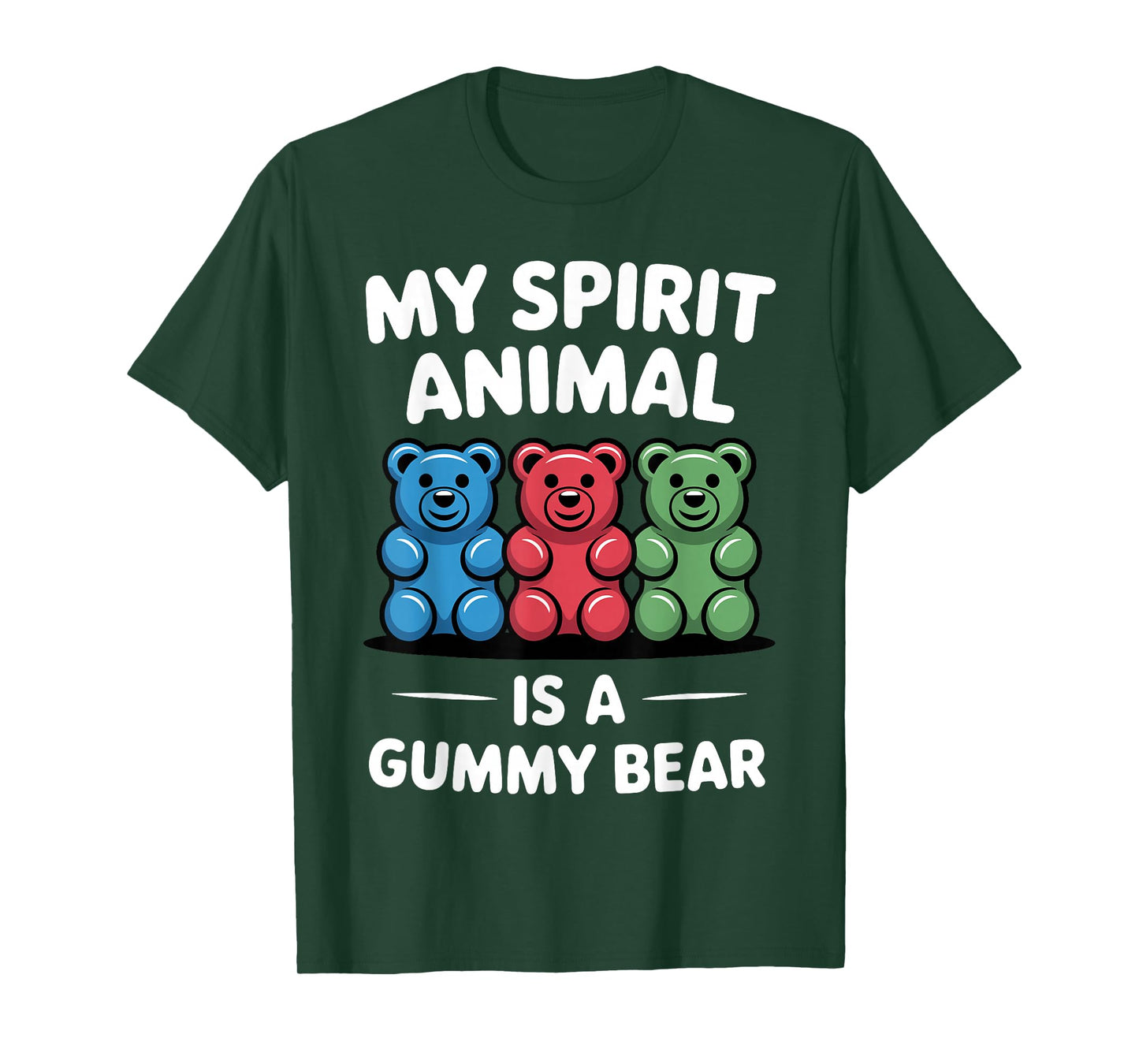 Funny Gummy Bear Art for Men Women Kids Candy Bears Gummies T-Shirt