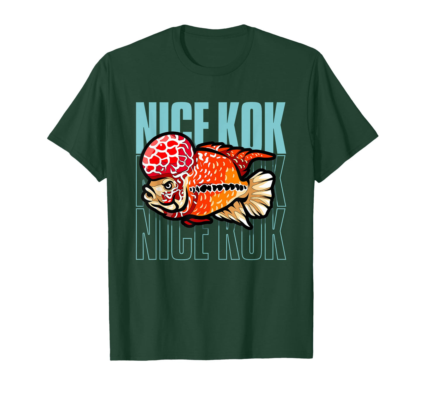 Nice Kok Funny Flowerhorn Cichlid Fish Keeper T-Shirt