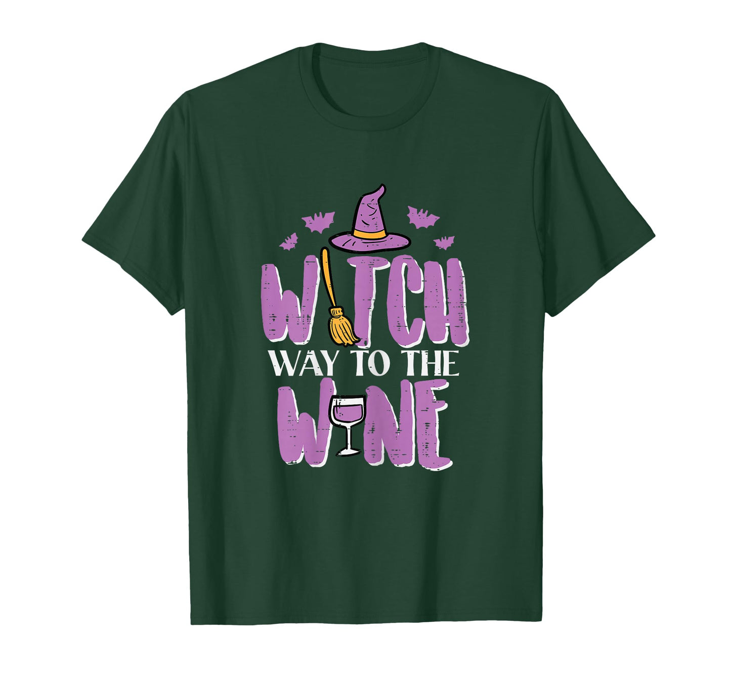 Halloween Witch Way To Funny Pun Costume Party Mom Women T-Shirt