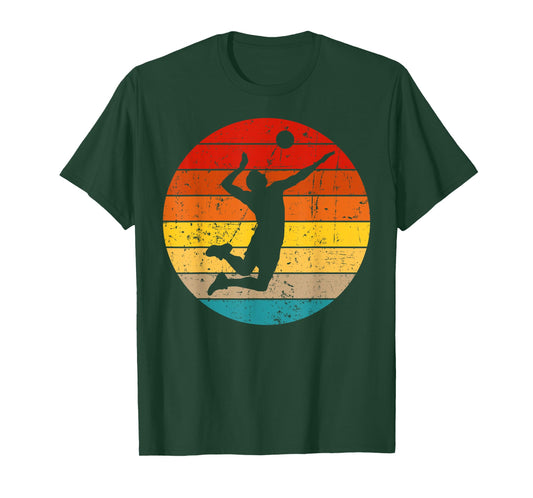 Vintage Volleyball Design For Men Women Volleyball Player T-Shirt