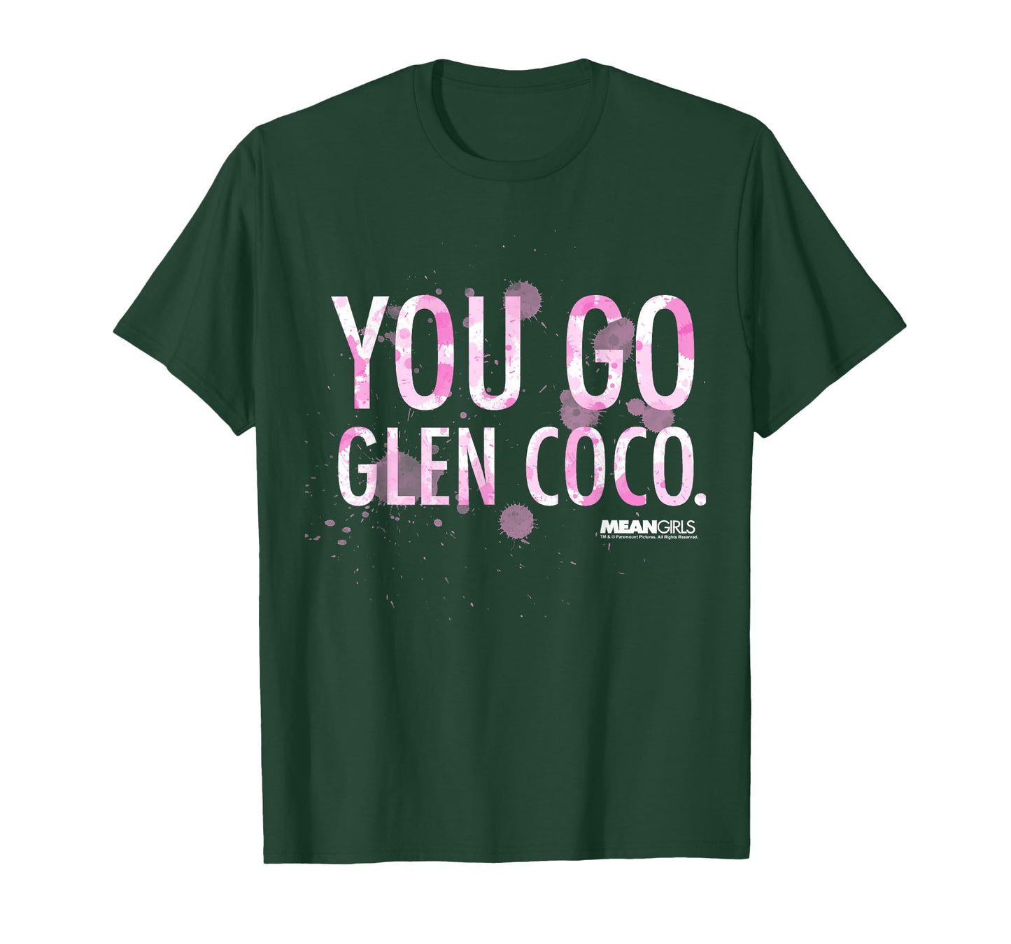 Mean Girls You Go Glen Coco Watercolor Graphic T-Shirt T-Shirt