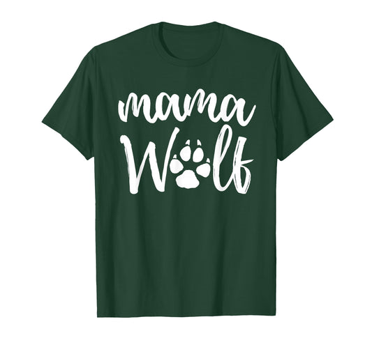 Mama Wolf Wolves Wild Lover Mom Mother Women Gift T-Shirt