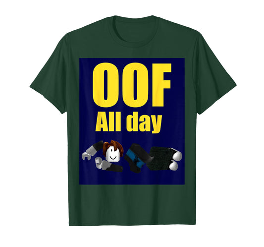 Bacon hair boy Oof all day design for pc vr & video gamers T-Shirt