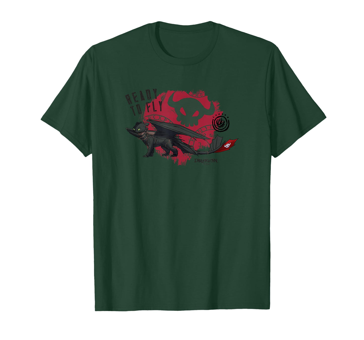 DreamWorks Dragons Toothless Ready to Fly T-Shirt