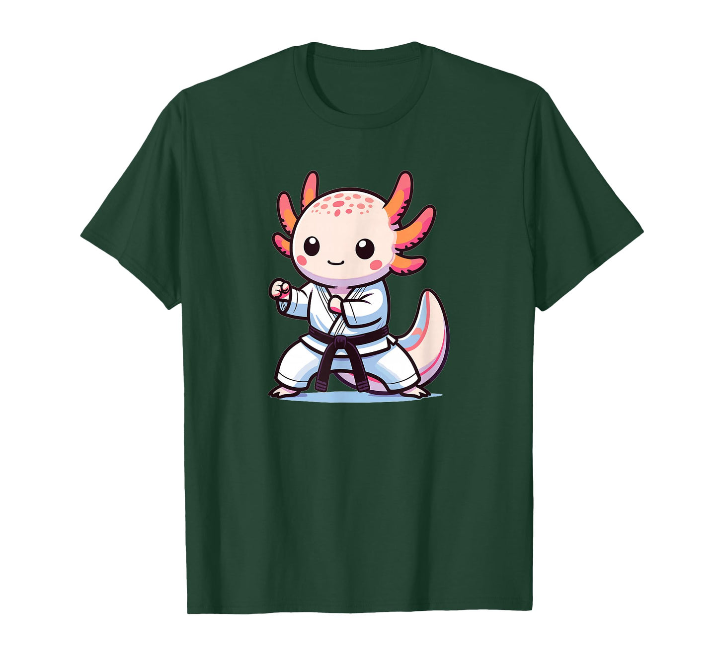 Sports Axolotls Martial Arts Karate Axolotl T-Shirt