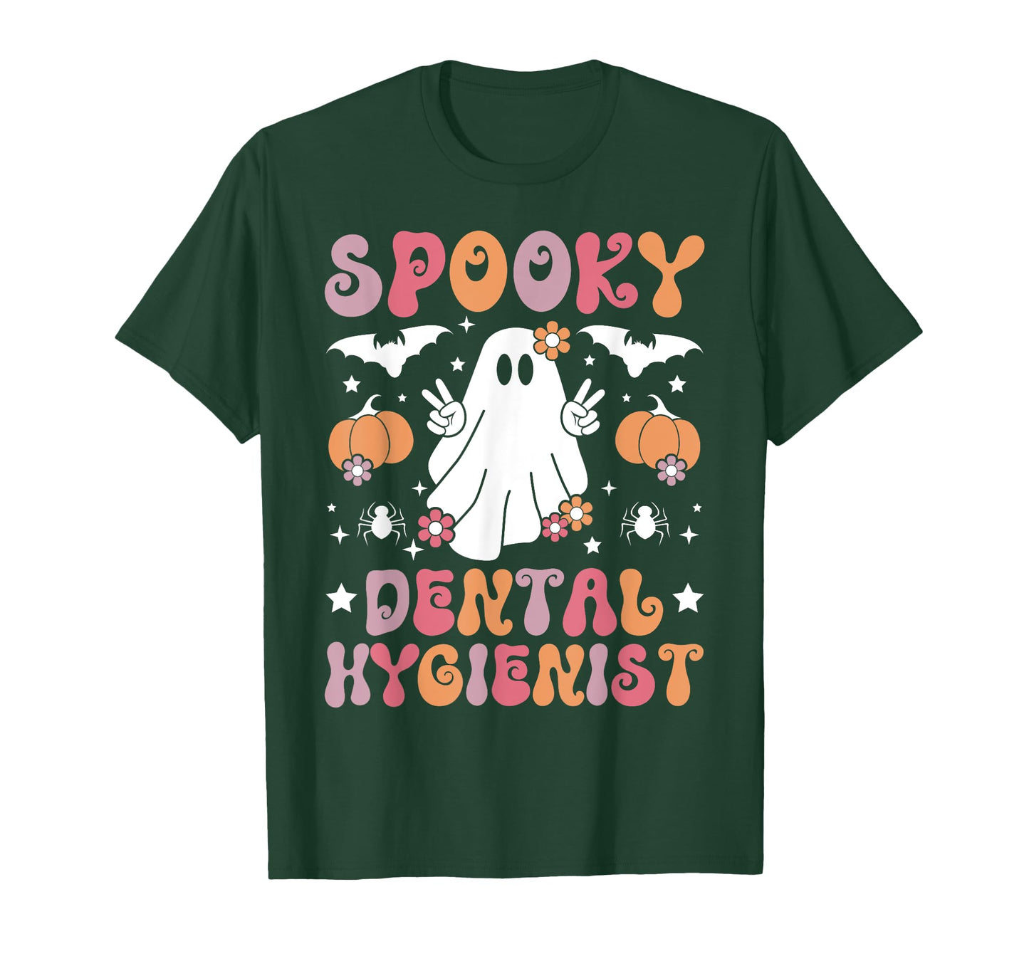 Spooky Dental Hygienist Halloween Dental Hygienist T-Shirt