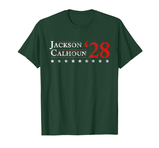 Jackson Calhoun 1828 Shirt Vintage Election 4th of July Gift Women Kids Men T-Shirt